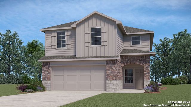 Attached, Exterior, Facade, Brick Traditional