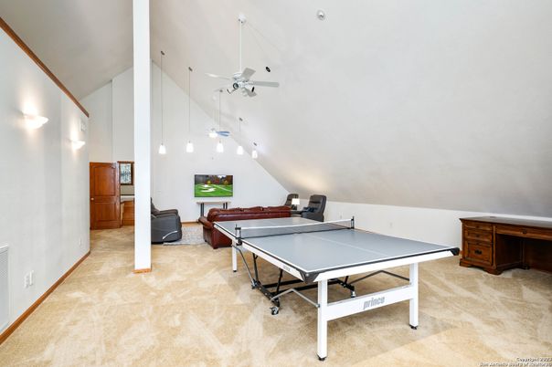Billiard Table, Game Room, Interior, Pendant Lights