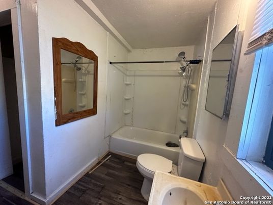 Bathroom, Interior, Wood Texture Flooring