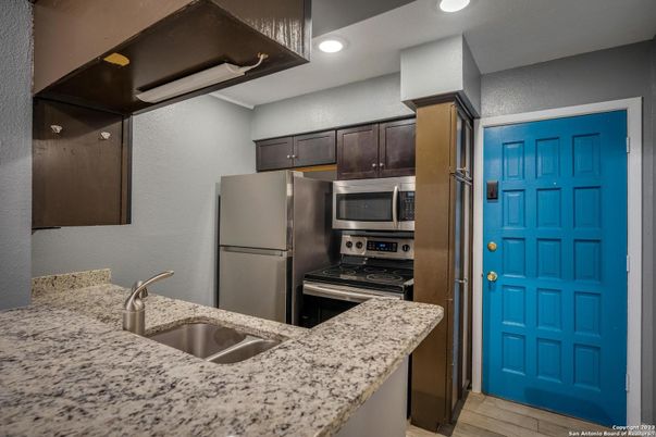 Interior, Kitchen, Recessed Lighting, Stainless Steel Appliances