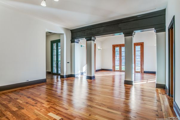 Empty room, Interior, Wood Texture Flooring