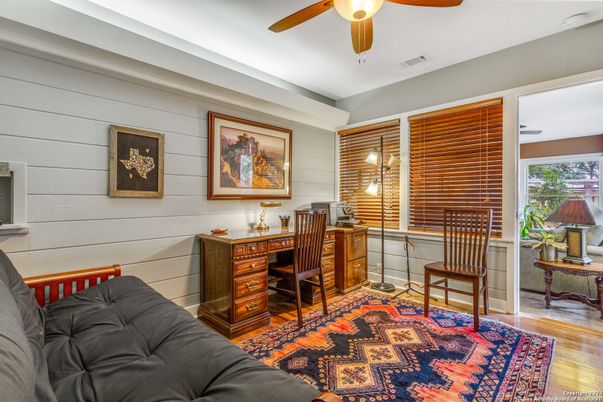 Home Office, Interior, Wood Texture Flooring