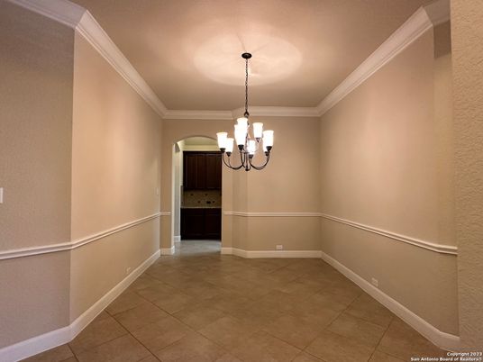 Chandelier, Empty room, Interior