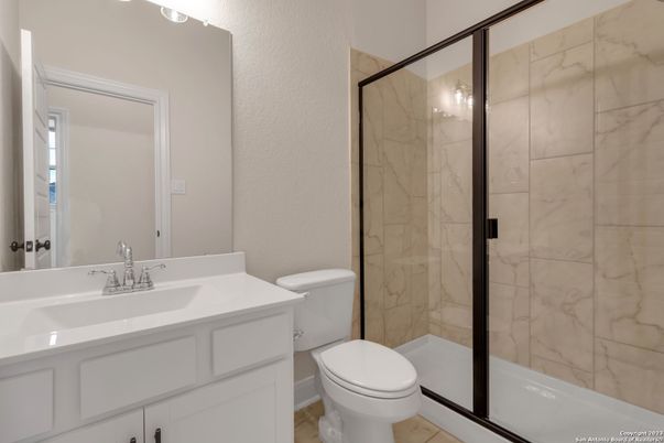 Bathroom, Glass Shower, Interior, Marble Walls