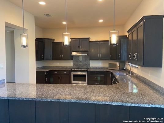Interior, Kitchen, Pendant Lights, Recessed Lighting