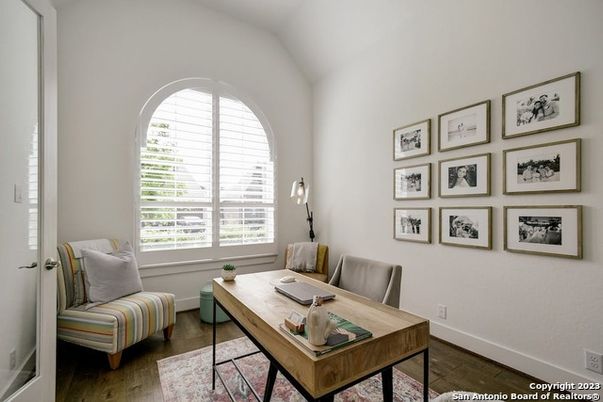 Home Office, Interior, Wood Texture Flooring