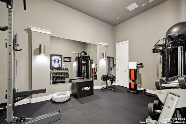 Fitness Equipment, Interior, Recessed Lighting