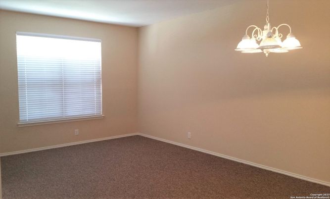 Chandelier, Empty room, Interior