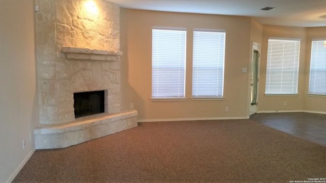 Empty room, Fireplace, Interior