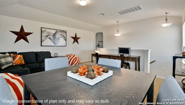 Dining room, Interior, Living room, Pendant Lights