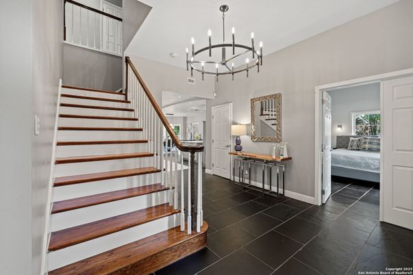 Bedroom, Chandelier, Interior, Recessed Lighting