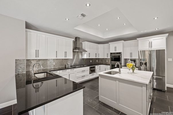 Interior, Kitchen, Recessed Lighting, Stainless Steel Appliances
