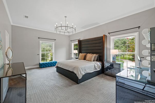 Bedroom, Interior, Pendant Lights