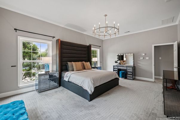 Bedroom, Interior, Pendant Lights