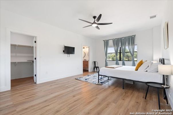 Bedroom, Interior, Wood Texture Flooring