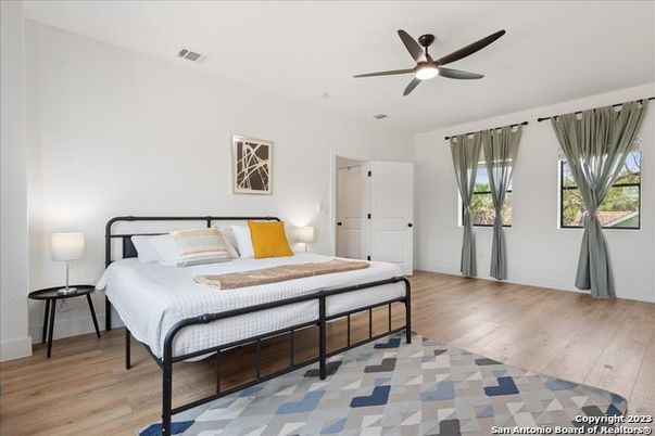 Bedroom, Interior, Wood Texture Flooring