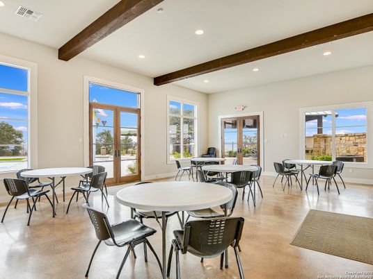 Dining room, Interior, Recessed Lighting, Wooden Beams