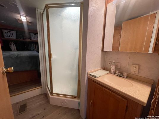 Bathroom, Interior, Wood Texture Flooring
