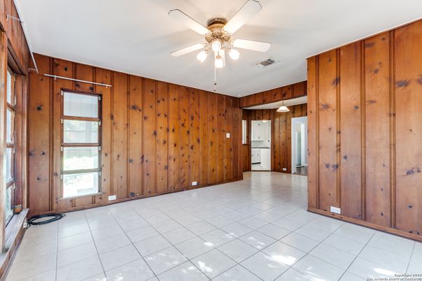 Empty room, Interior, Wooden Walls