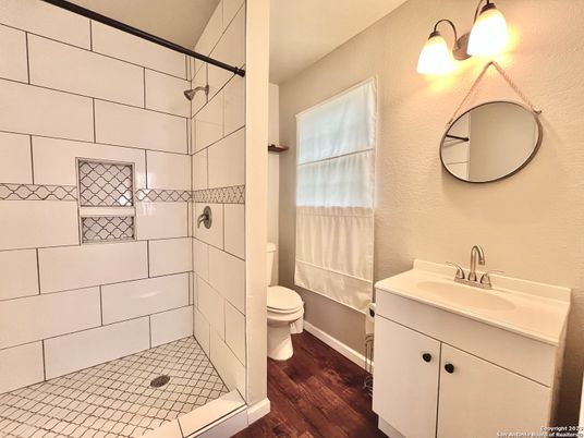 Bathroom, Interior, Wood Texture Flooring