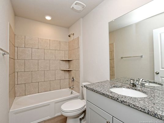 Bathroom, Interior, Recessed Lighting, Wood Texture Flooring