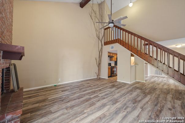 Interior, Wooden Beams, Wood Texture Flooring
