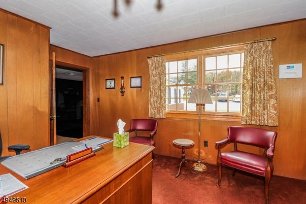 Home Office, Interior, Wooden Walls