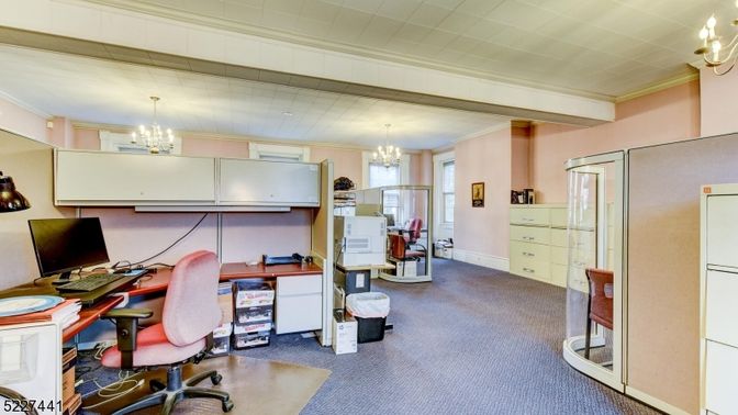 Chandelier, Home Office, Interior