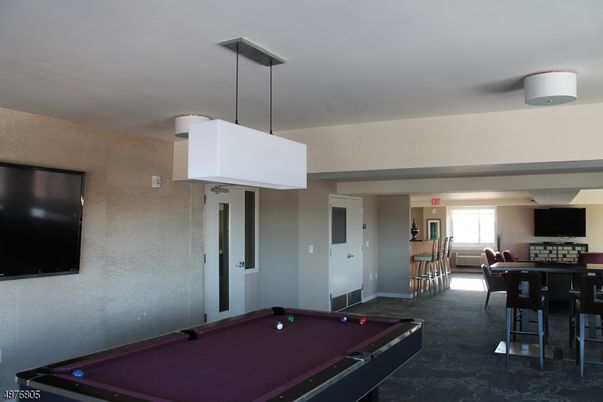 Billiard Table, Game Room, Interior, Pendant Lights