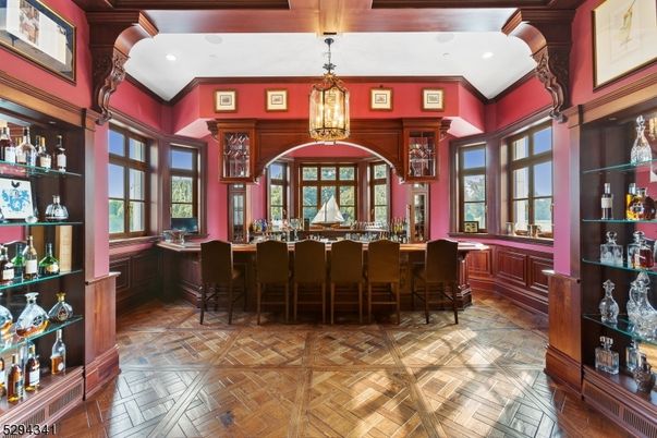 Interior, Pendant Lights, Recessed Lighting, Wood Texture Flooring