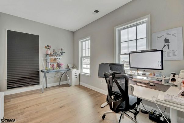 Home Office, Interior, Wood Texture Flooring