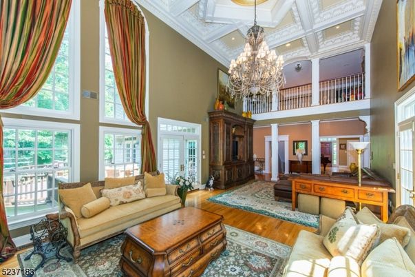 Chandelier, Interior, Living room, Wood Texture Flooring