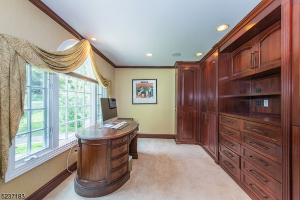 Home Office, Interior, Recessed Lighting