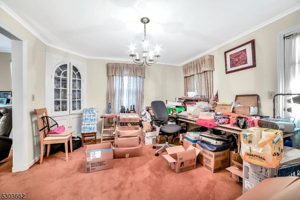 Chandelier, Home Office, Interior