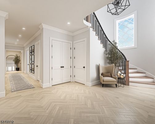 Interior, Recessed Lighting, Wood Texture Flooring