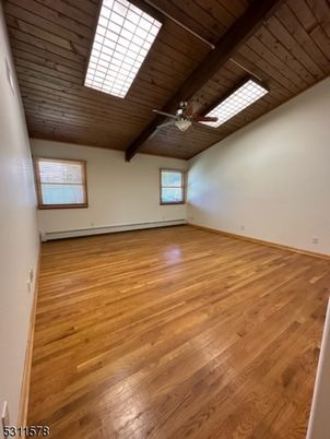 Empty room, Interior, Wooden Beams, Wooden Ceilings, Wood Texture Flooring