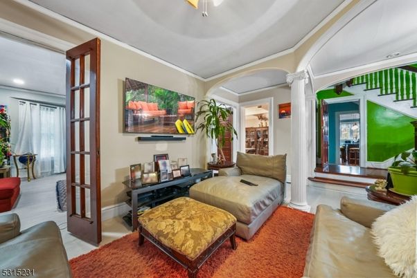 Interior, Living room, Recessed Lighting
