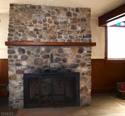 Fireplace, Interior, Stone Walls