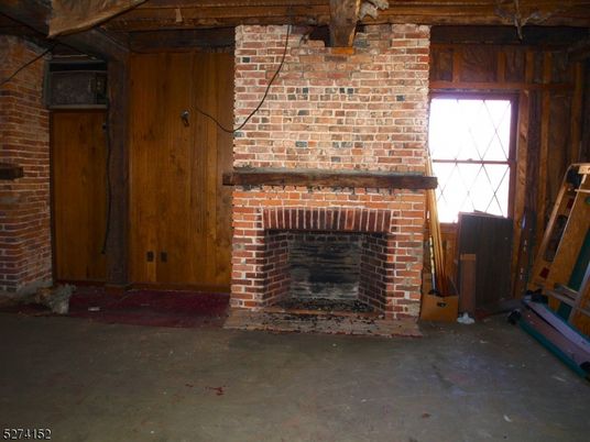 Empty room, Fireplace, Interior, Stone Walls, Wooden Walls
