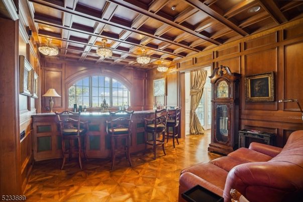 Interior, Recessed Lighting, Wooden Beams, Wooden Ceilings, Wood Texture Flooring, Wooden Walls