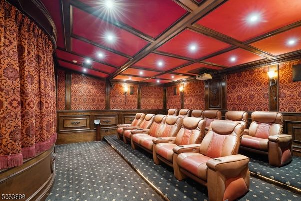 Home Theatre Room, Interior, Projection Screen, Recessed Lighting, Theatre Room