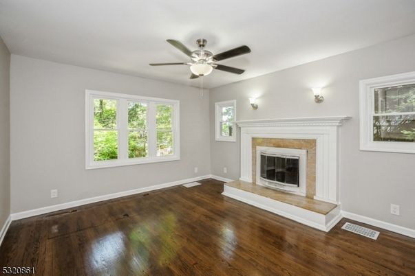 Empty room, Fireplace, Interior, Wood Texture Flooring