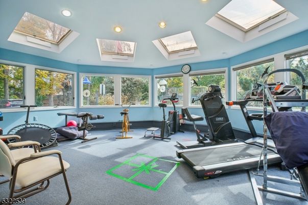 Fitness Equipment, Interior, Recessed Lighting