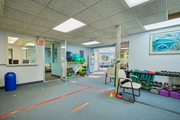 Fitness Equipment, Interior, Recessed Lighting