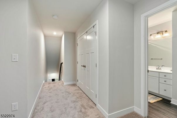 Bathroom, Interior, Recessed Lighting, Wood Texture Flooring