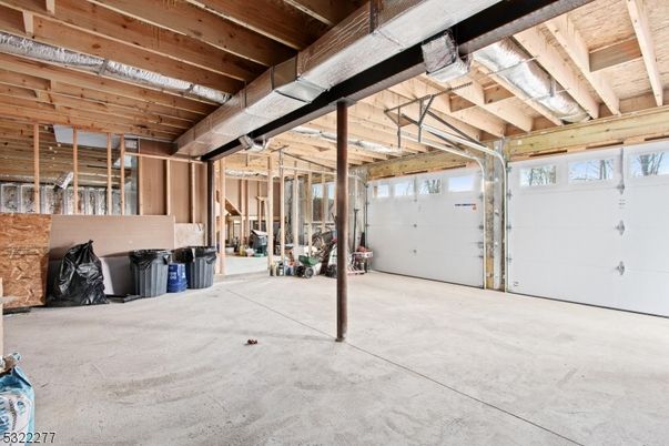 Garage, Interior, Wooden Beams, Wooden Ceilings