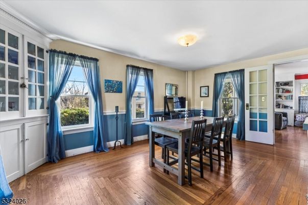 Dining room, Interior, Wood Texture Flooring