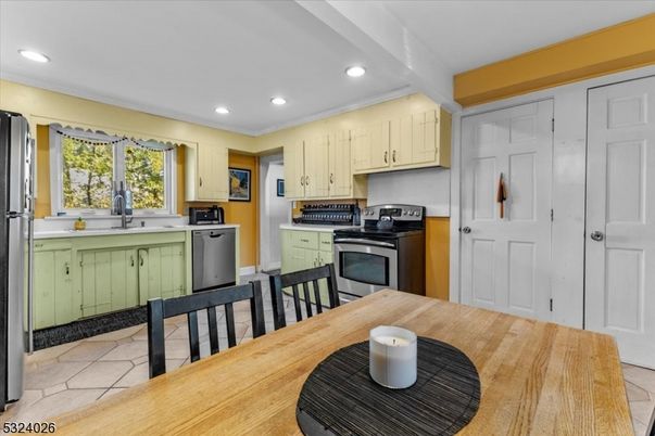 Interior, Kitchen, Recessed Lighting, Stainless Steel Appliances