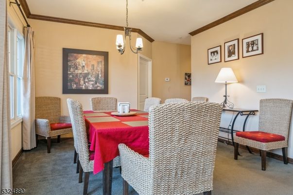 Chandelier, Dining room, Interior, Pendant Lights