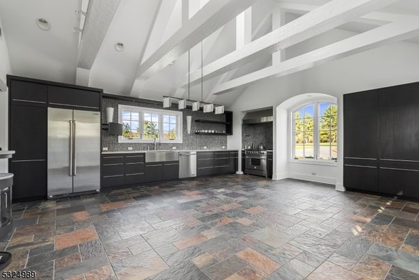 Interior, Kitchen, Pendant Lights, Stainless Steel Appliances
